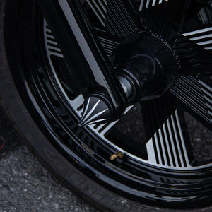 Ruedas de Motocicleta 3D Forjadas Personalizadas, Llanta Negra Delantera y <span class=keywords><strong>Trasera</strong></span> Tipo Molino de Viento <span class=keywords><strong>para</strong></span> <span class=keywords><strong>Harley</strong></span> <span class=keywords><strong>Davidson</strong></span> 2018-2024 Breakout Fatboy - Product Image 4