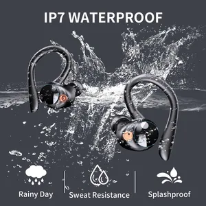 YYK-580 In Ear TWS Earbuds Wireless Headphones Memory Ear Hook Sports Earphones for Running Workout - Product Image 2