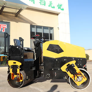 3T Mini Road Roller SSR260AC XP203 Moteur de pompe Changchai vibrant à double tambour Performance fiable - Product Image 4