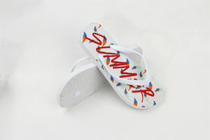 Chanclas <span class=keywords><strong>de</strong></span> goma EVA para mujer <span class=keywords><strong>de</strong></span> <span class=keywords><strong>playa</strong></span> <span class=keywords><strong>de</strong></span> verano <span class=keywords><strong>de</strong></span> diseño Popular, zapatillas ligeras antiestáticas impermeables con correa antideslizante - Product Image 3