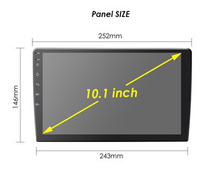 10 inch phổ 4 + 64GB Auto QLED màn hình Navigation GPS đa phương tiện Android 11 12 Xe Video player đài phát thanh stereo hệ thống âm thanh - Product Image 3