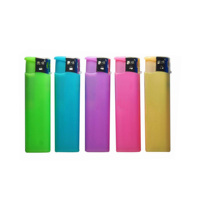 Briquet Électronique Jetable Haopai 75mm & 80mm Slim Encendedors Briquets à Gaz pour Fumer Électronique