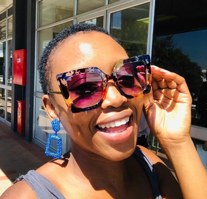 Occhiali da Sole Oversize Quadrati alla Moda, Occhiali di Lusso con Perle, Occhiali da Trucco, Montatura Ottica, Occhiali da Sole per Donne - Product Image 6