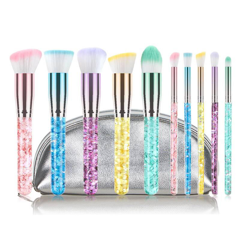 10pcs brushes with bag
