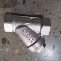 Vanne de filtre à eau et à huile en acier inoxydable SS 304 de type Y, 3/4 1/2 1 pouce
