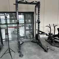POWER X Rack de musculation commercial en gros, Half Rack de fitness avec Smith Machine pour la musculation en intérieur