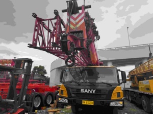 Used Sany SAC750 75 ton Truck <b>Crane</b> Sany SAC750 All Terrain <b>Crane</b> 75ton Lifting Mobile <b>Crane</b> - Product Image 5