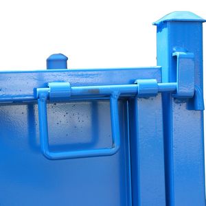 Lưu trữ lồng tùy chỉnh kim loại nặng Pallet hộp kho bãi có thể gập lại Giỏ dây thép lưới hộp Pallet - Product Image 5