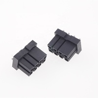 Conector de Alimentación para Tarjeta Gráfica PCI-E PCIe, GPU 8P, Paso de 4.2 mm, Receptáculo PCB de 8 Pines, Mini Conector Hembra, Soldadura por Ola