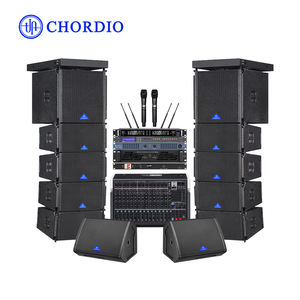 CHORDIO CF-210 Ensemble de sonorisation passif Line Array - Solution <span class=keywords><strong>audio</strong></span> claire pour les grands systèmes de sonorisation de culte en église avec garantie de 2 ans - Product Image 1