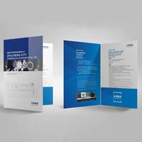 Logotipo personalizado impresión A4 carpeta de archivos, carpeta de presentación, carpeta de papel