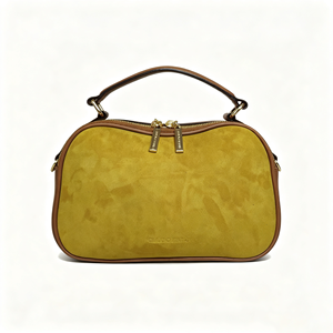 Women Retro Suede Handbag Casual <b>Crossbody</b> Shoulder Bag Ladies Small Zipper Top Handle <b>Purse</b> - Product Image 1