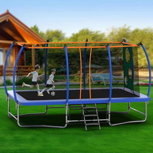 <span class=keywords><strong>Trampoline</strong></span> de fitness pliable de qualité commerciale, filet de protection durable, capacité de 300 kg, <span class=keywords><strong>trampoline</strong></span> pour enfants et adultes, unisexe - Product Image 2