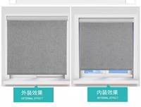 Persianas Enrollables Inteligentes Premium para Ventanas, Controladas por WiFi/Google/Alexa, Automatizadas para un Control de Luz Óptimo