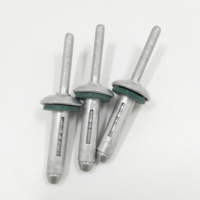Rivet aveugle en aluminium à trois plis, étanche, avec rondelle en caoutchouc RV6605 BULBEX RIVETS