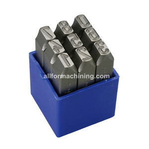 Công Nghiệp DIY Lớp 36Pcs Thư Và Số Cú Đấm Tùy Chỉnh OEM Hỗ Trợ 27Pcs Chữ thường Thư Cú Đấm 9Pcs Số Cú Đấm - Product Image 6