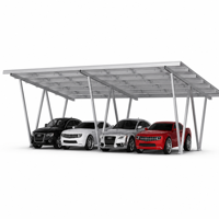 Abri solaire modulaire en acier pour panneaux photovoltaïques – Système de montage solaire robuste de qualité supérieure pour usage résidentiel et commercial