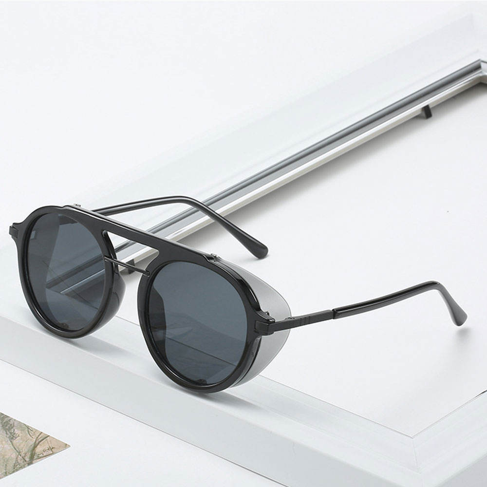 Lentes Steampunk Lentes Con Protectores Laterales Gafas De Sol