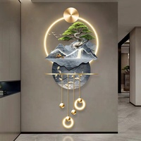 Lampe murale LED 3D SHENGTAI pour couloir, art déco paysage chinois haut de gamme, murale décorative électrique suspendue