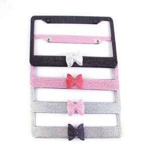 Custom Bling Rhinestone 1923 Tag Phi Delta Kapp Nspdk License Plate <b>Frame</b> - Product Image 2