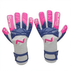Guantes de Portero de Fútbol de Cuero Unisex para Adultos, Personalizados por el Fabricante, Impermeables, con Correa de Muñeca Ajustable - Product Image 1