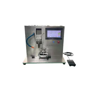 AITUO AM20301 Máquina de perfuração a quente semiautomática de precisão de furo único para cateter de plástico