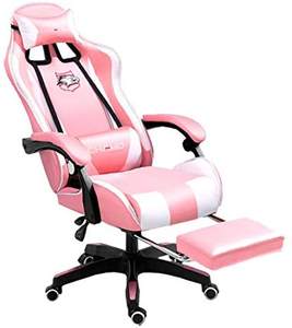 <span class=keywords><strong>CHAHO</strong></span> Silla Gamer de Oficina Más Económica, Cómoda Silla de Cuero para Juegos de Computadora, Silla para Juegos de Carreras - Product Image 3