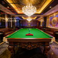 STELLARWAY Ensemble de billard élégant européen DS-02 Table de billard en ardoise haut de gamme Fabrication OEM directe Table de billard commerciale