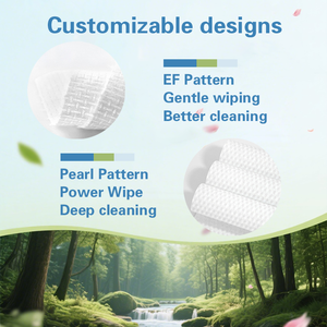 Serviettes <span class=keywords><strong>de</strong></span> toilette en pulpe <span class=keywords><strong>de</strong></span> bambou 1 ~ 3 plis <span class=keywords><strong>Lingettes</strong></span> nettoyantes douces pour bébés à usage domestique Alternatives à 2 plis - Product Image 5