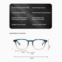 Monture de lunettes Saint Van Gogh en acétate, fabriquée à la main, de luxe, pour myopie, unisexe, au meilleur prix