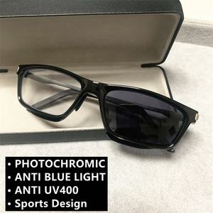 Lunettes Photochromiques 2026 Verres Photogrey - Anti-Lumière Bleue, Monture Métal PC TR90 pour Sport & Conduite 2026 - Product Image 2