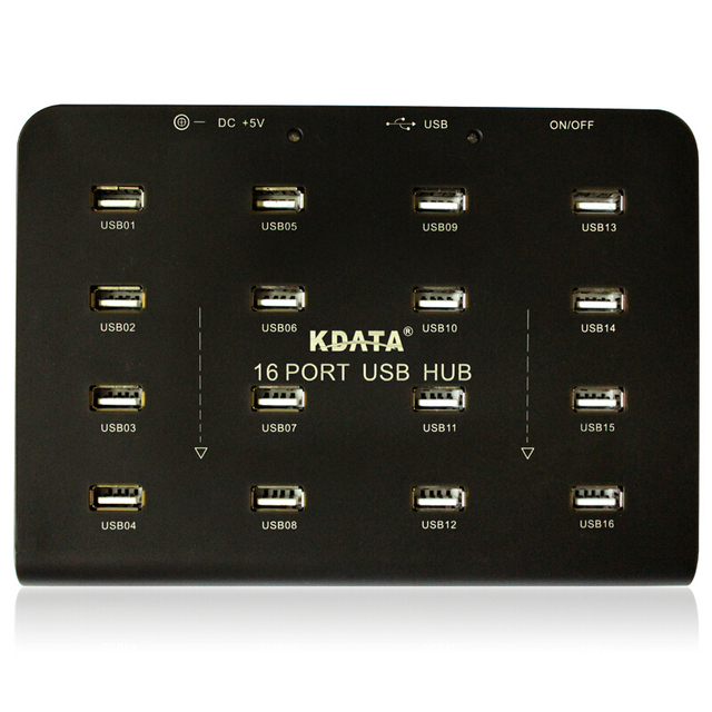 Custom Powered Switch Charger Data Sync 16 Port Industrial USB HUB