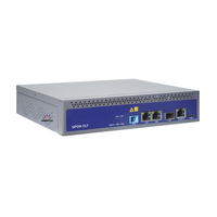 1 Port Gpon Olt dengan 1 buah 7db Sfp mendukung 128 pengguna kompatibel dengan Zte Fiber Home Gpon Xpon Onu dengan kabel daya Ac 1
