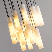 Luminaire suspendu en marbre d'albâtre, boule décorative moderne, lampe en pierre de marbre naturel européen de luxe pour maison, boutique, salle