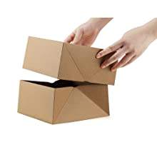 Caja de Regalo de Papel Kraft Reciclado Marrón con Logotipo Personalizado, Varias Especificaciones, Envío Gratuito - Product Image 3