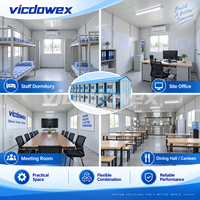 VICDOWEX Bâtiment préfabriqué personnalisé de type K (vicdowex-K1) – Conception modulaire contemporaine pour camp de construction, bureau ou logement d'ouvriers