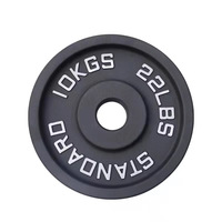 Plaques de musculation en fonte de 2,5 kg à 25 kg pour haltères, entraînement de force, salle de sport professionnelle, club