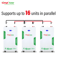 Batterie solaire lithium-ion 48V 51.2V à cellules séparées, compatible CAN, compatible réseau hybride, 100AH/200AH/300AH/628AH pour l'Afrique