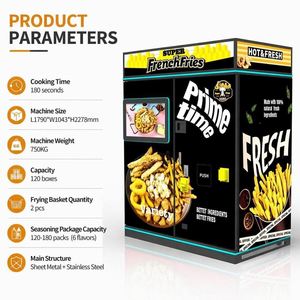 Máquina expendedora automática de papas fritas grandes, máquina comercial de freír papas fritas con aceite, máquina expendedora de papas fritas. - Product Image 2