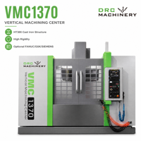 Centre d'usinage vertical CNC haute vitesse VMC1370 3/4/5 axes, moteur à broche unique, système Fanuc/GSK, fabrication de moules et de pièces automobiles