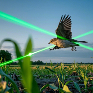 Répulsif laser vert haute puissance multi-modes pour oiseaux et insectes, dissuasif intelligent pour l'agriculture et les fermes - Product Image 5
