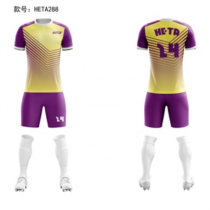Conjunto de Camisetas de Fútbol Personalizadas, Ropa de Fútbol Juvenil, Traje de Entrenamiento de Manga Corta para Hombre, Conjunto de Ropa de Entrenamiento de Fútbol para Niños - Product Image 2
