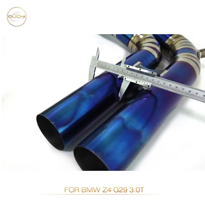 Escape de aleación de titanio Ouchi Catback para <span class=keywords><strong>BMW</strong></span> <span class=keywords><strong>2019</strong></span> + <span class=keywords><strong>Z4</strong></span> G29 3,0 T con válvula de silenciador, piezas de repuesto de rendimiento automático de escape - Product Image 6