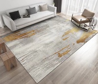 Polyester 100% kaşmir lüks halı 3D baskılı kilim soyut alan kilim oturma odası kilim
