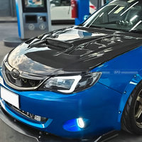 2008-2014 Impreza GRB GVB STI VRS için Yüksek Performanslı Karbon Fiber Kaput - Yeni Tip Ralli Yarışı Sporu için Cıvatalı Montajlı
