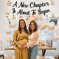Comenzará un Nuevo Capítulo: Banner con Guirnalda, Decoraciones para Baby Shower con Temática de Libro de Cuentos, Artículos para Fiestas con Temática de Bosque y Madera