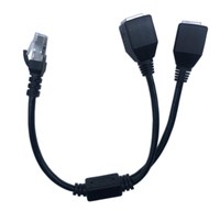 RJ45 Male Naar Dual Female Y Splitter Adapter Kabel Netwerk Ethernet Extension Aansluitkabel