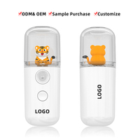 Vaporizador Facial Nano con Logotipo Personalizado, Dispositivo Portátil de Vapor Facial Hidratante para el Cuidado de la Piel, Salón, Hogar y Viajes