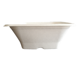 Compostables Bio Pâte à Papier Canne À Sucre carré bol en papier - Product Image 3