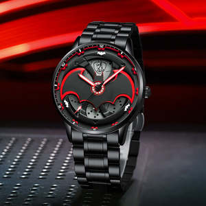 Montre à quartz pour homme avec 360° de rotation °   Montre-bracelet de luxe à rotation, style anime, luminescente, pour homme - Product Image 4